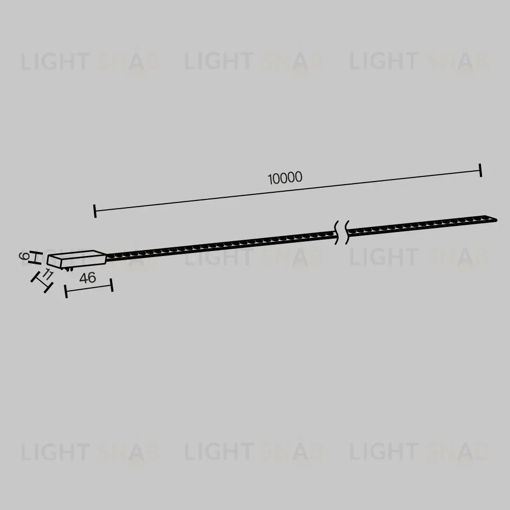 Трековый магнитный светильник Maytoni Flex TR160-1-100W3K-10B TR160-1-100W3K-10B