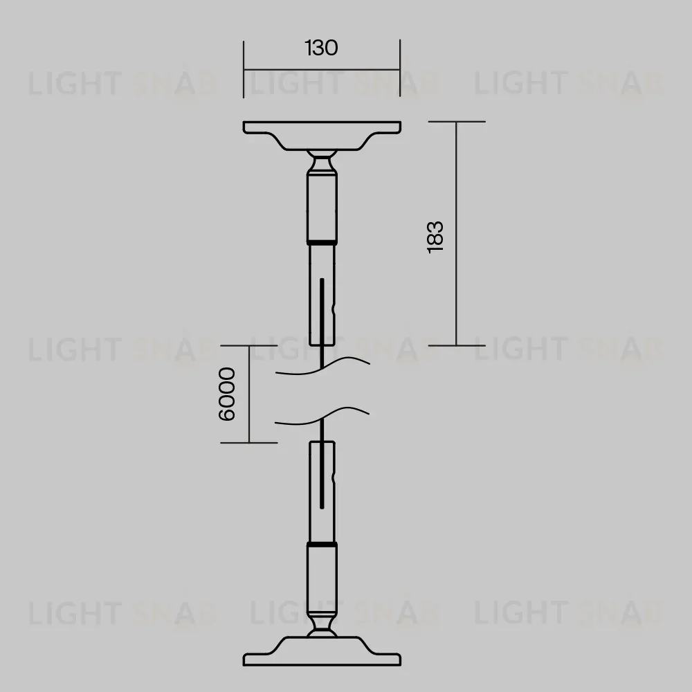 Тросовая система освещения Maytoni Led strip LM-B-6M LM-B-6M