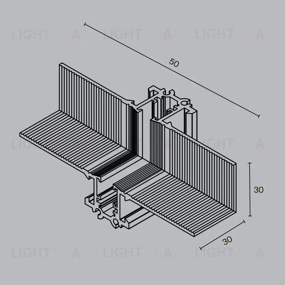 Коннектор угловой внутренний Maytoni Levity TRA184ICL-13B TRA184ICL-13B