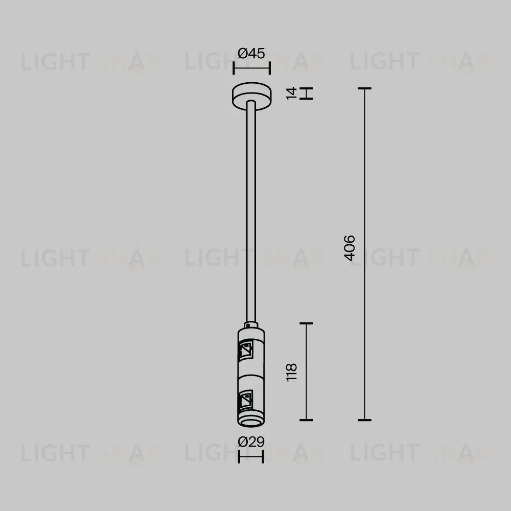 Крепление потолочное двойное Maytoni Flarity TRA158C-D1-BS TRA158C-D1-BS