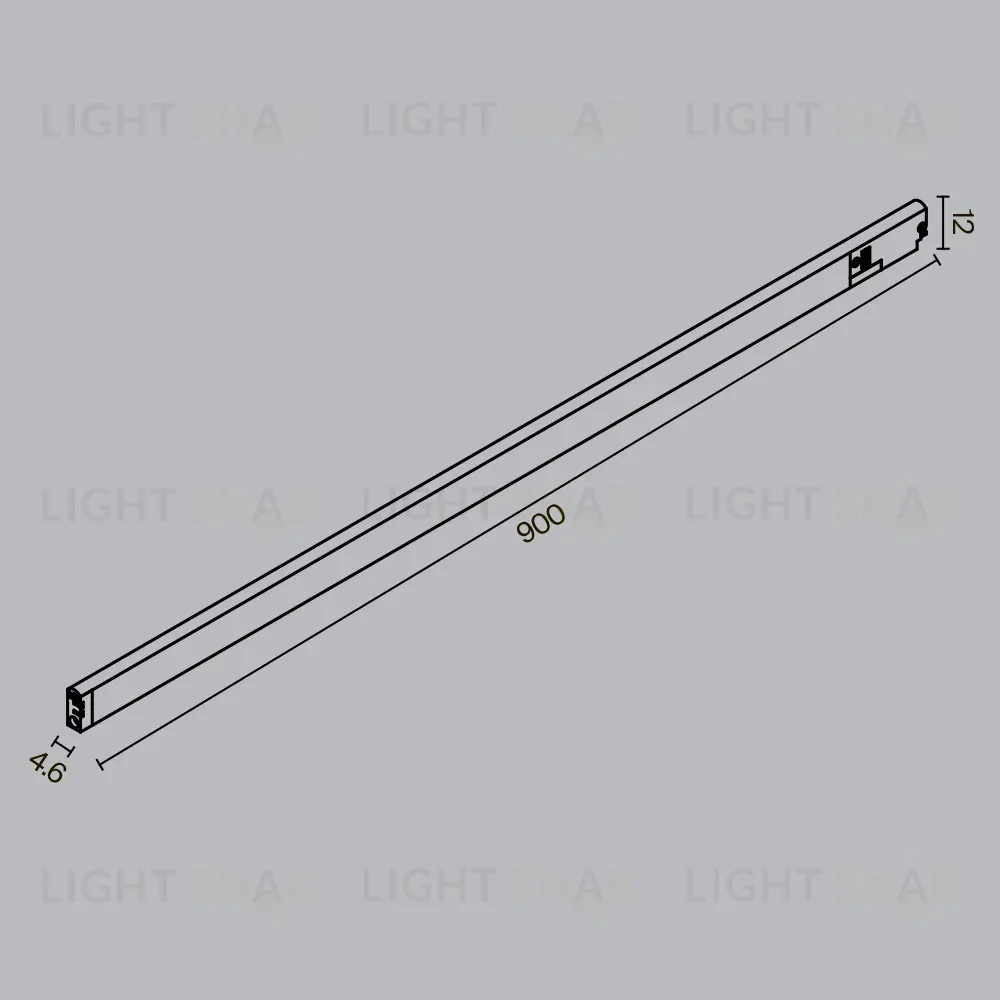 Трековый магнитный светильник Maytoni Basis TR190-1-15W2.7K-B TR190-1-15W2.7K-B