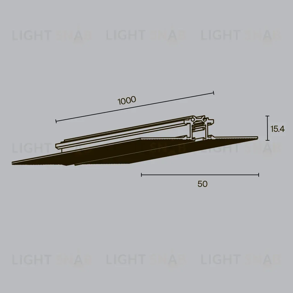 Шинопровод встраиваемый Maytoni Levity TRX184-131B TRX184-131B