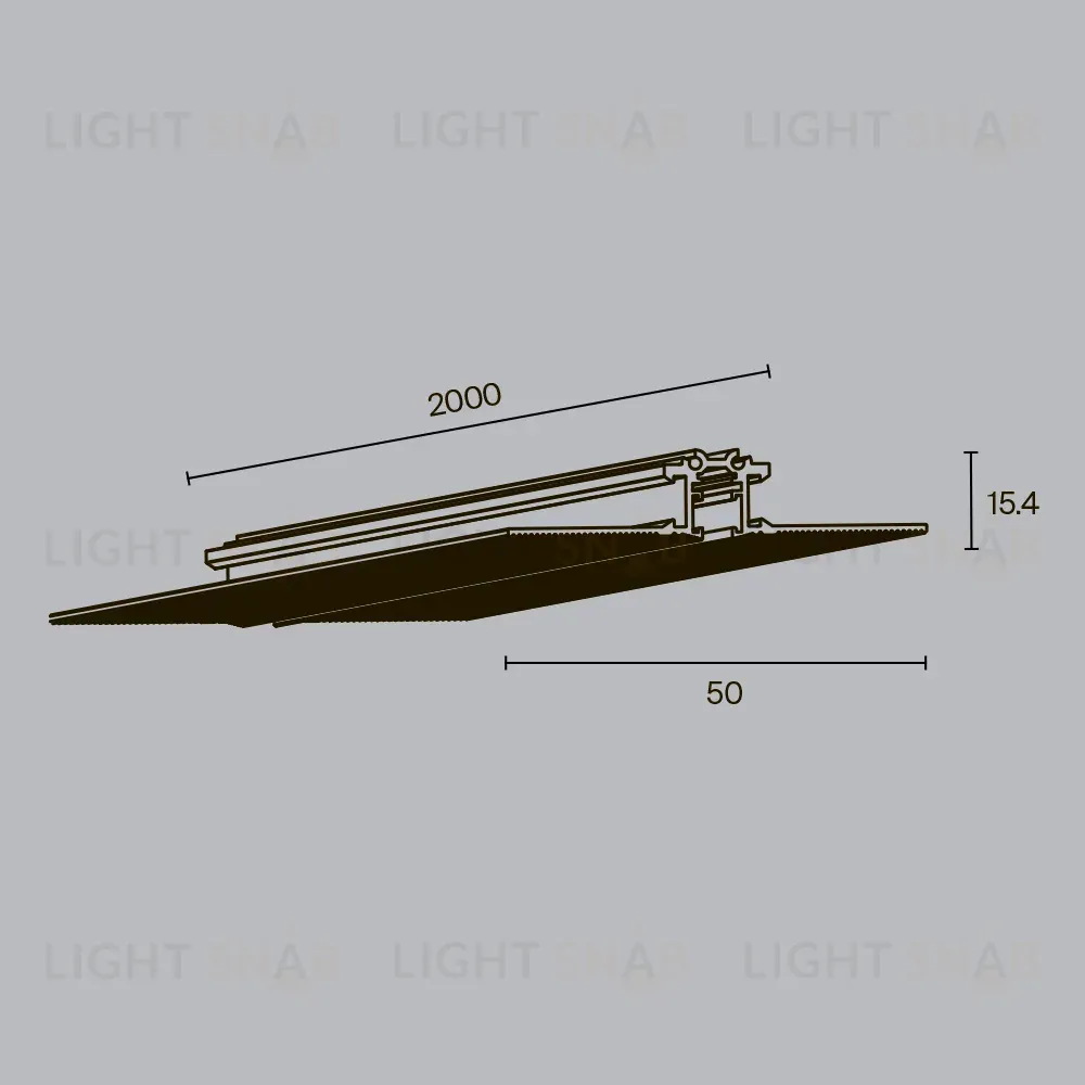 Шинопровод встраиваемый Maytoni Levity TRX184-132B TRX184-132B