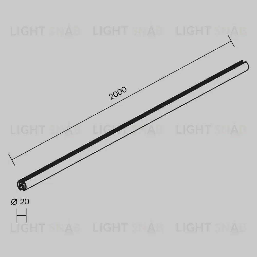 Шинопровод Maytoni Levity TRX184-R-112B TRX184-R-112B