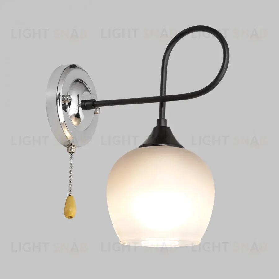 Бра IMEX MD.4243-1-W-BK+CH MD.4243-1-W-BK+CH