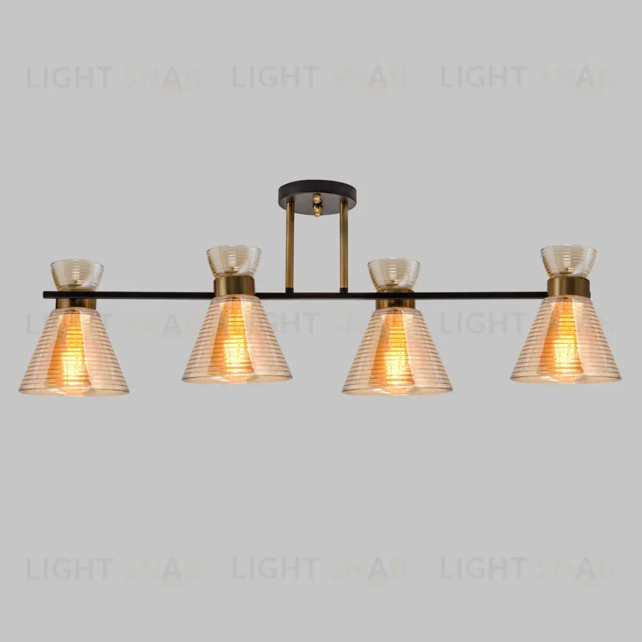 Потолочная люстра IMEX MD.6200-4-S-BK+COP MD.6200-4-S-BK+COP