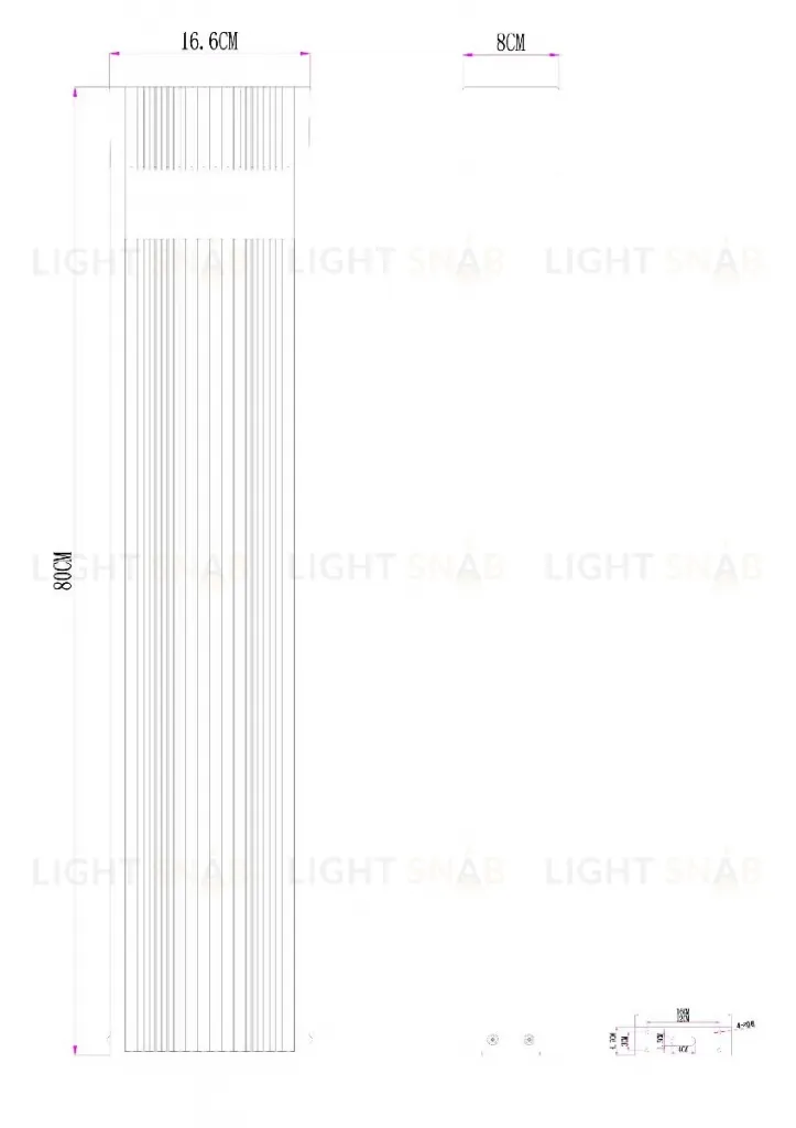 Ландшафтный светильник Arte Lamp Arneb A2148PA-1BK A2148PA-1BK