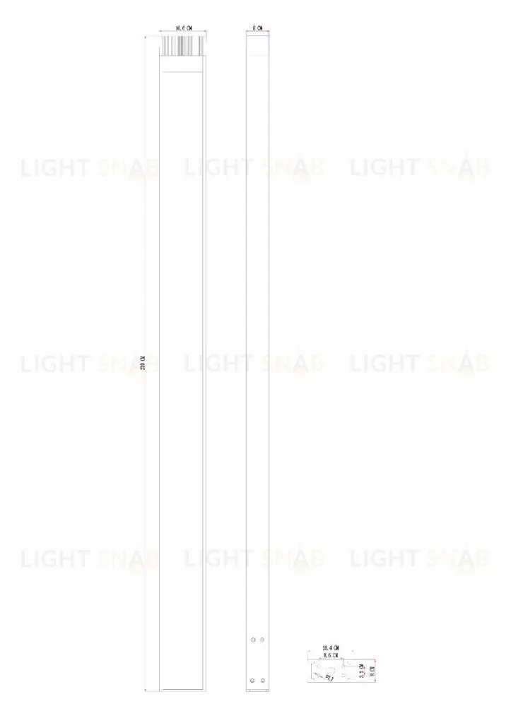 Садово-парковый светильник Arte Lamp Arneb A2140PA-1BR A2140PA-1BR