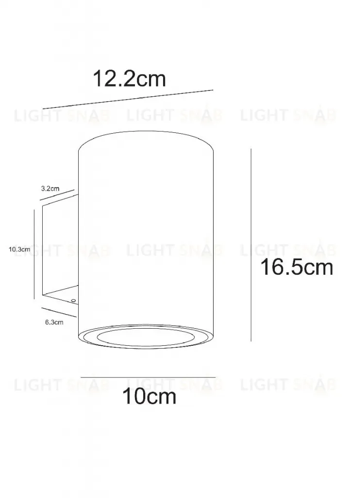 Уличный настенный светильник Arte Lamp Torcular A1813AL-2BK A1813AL-2BK