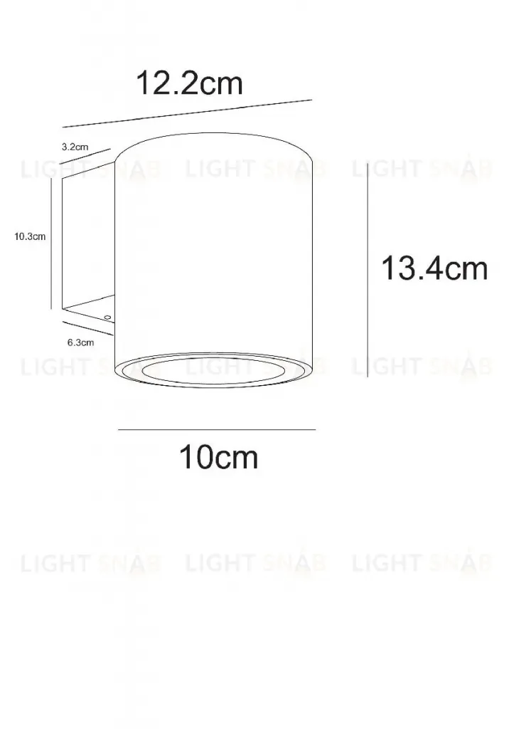 Уличный настенный светильник Arte Lamp Torcular A1813AL-1BK A1813AL-1BK