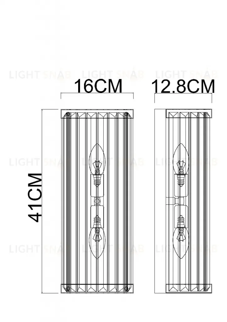 Настенный светильник Arte Lamp Fortuna A1069AP-2CC A1069AP-2CC