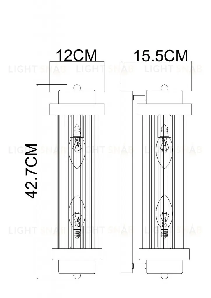 Настенный светильник Arte Lamp Hanna A1070AP-2PB A1070AP-2PB