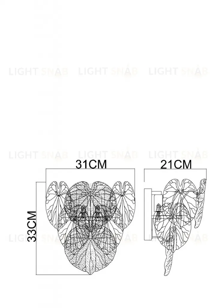 Настенный светильник Arte Lamp Kapri A4078AP-2CC A4078AP-2CC