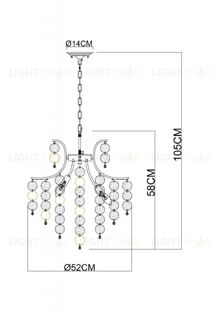 Подвесная люстра Arte Lamp Pipirima A4089LM-6AB A4089LM-6AB