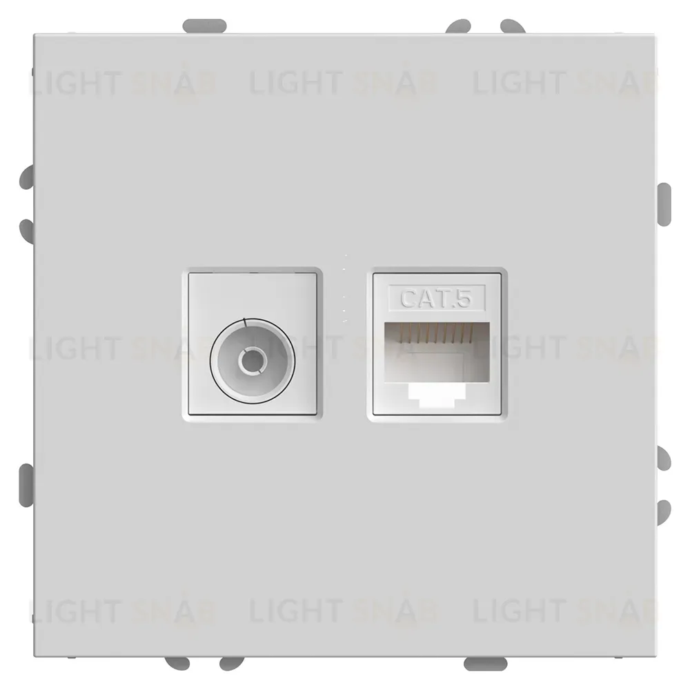 Розетка TV + компьютерная RJ-45 Stekker RST00-5106-01 Эмили 49872 49872