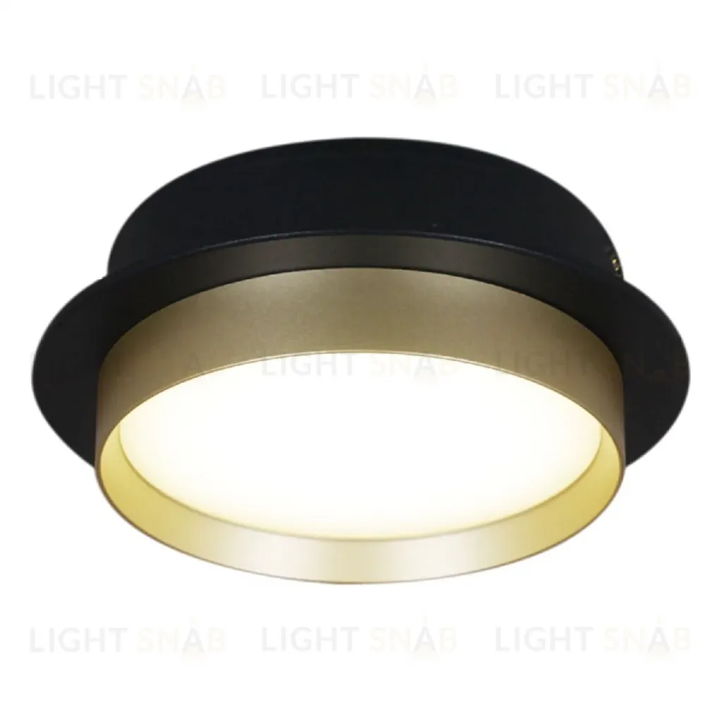 Встраиваемый светильник Reluce 53005-9.0-001RLD GX53 BK+GD 53005-9.0-001RLD GX53 BK+GD
