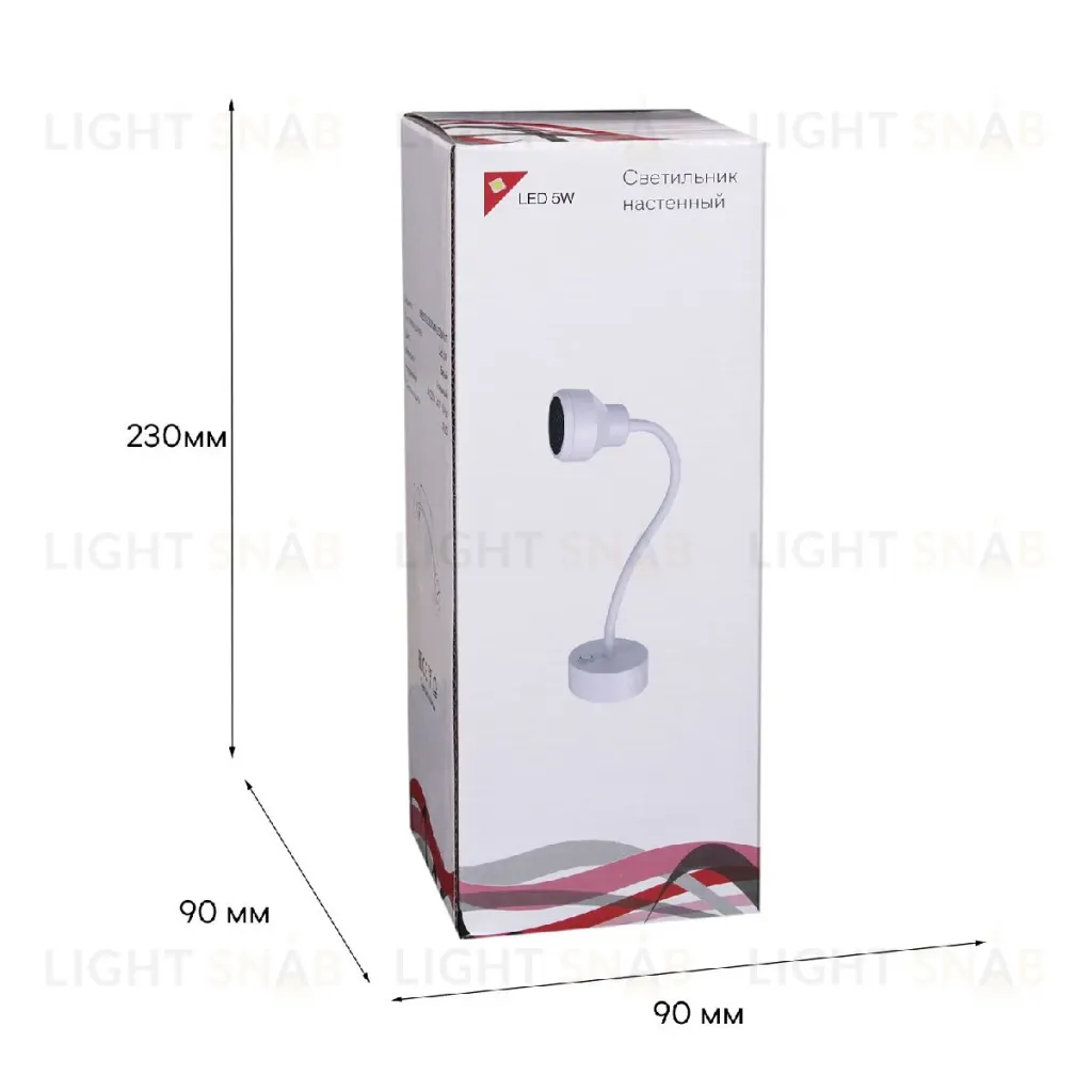 Гибкое бра Reluce 86203-9.2-001MN LED5W WT 86203-9.2-001MN LED5W WT
