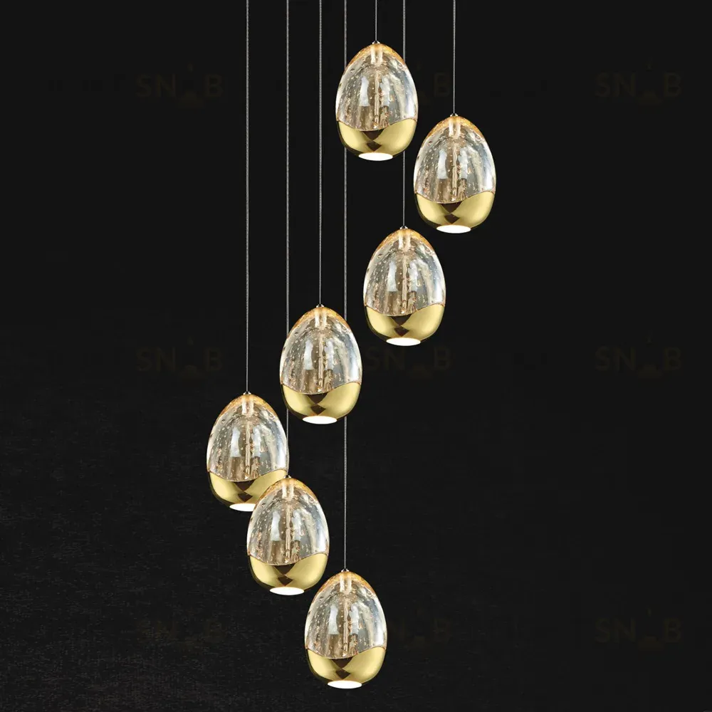Каскадная люстра Delight Collection Terrene MD13003023-12A gold MD13003023-12A gold