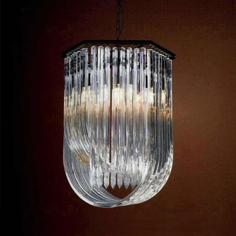 Подвесная люстра Delight Collection Murano Glass KR0116P-6 black KR0116P-6 black