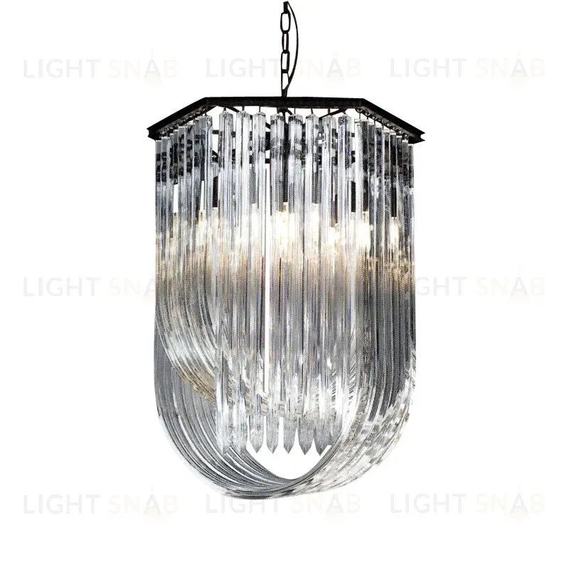 Подвесная люстра Delight Collection Murano Glass KR0116P-6 black KR0116P-6 black