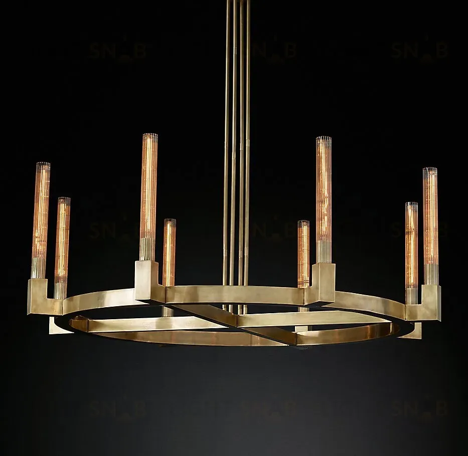 Подвесная люстра Delight Collection Cannele KM0550P-8 brass KM0550P-8 brass