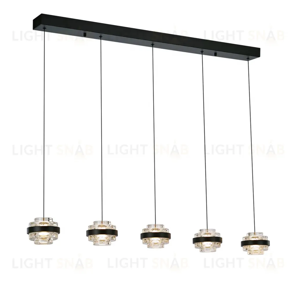 Подвесная люстра Delight Collection Indiana MD22030002-5B black/clear MD22030002-5B black/clear