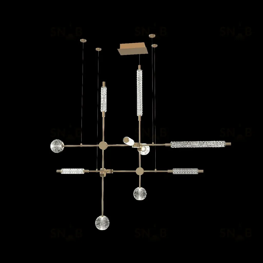 Подвесная люстра Delight Collection MD24083005-10AY-001 gold MD24083005-10AY-001 gold
