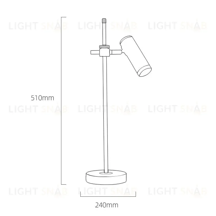 Настольная лампа Delight Collection Table lamp MT8906-1T antique brass MT8906-1T antique brass
