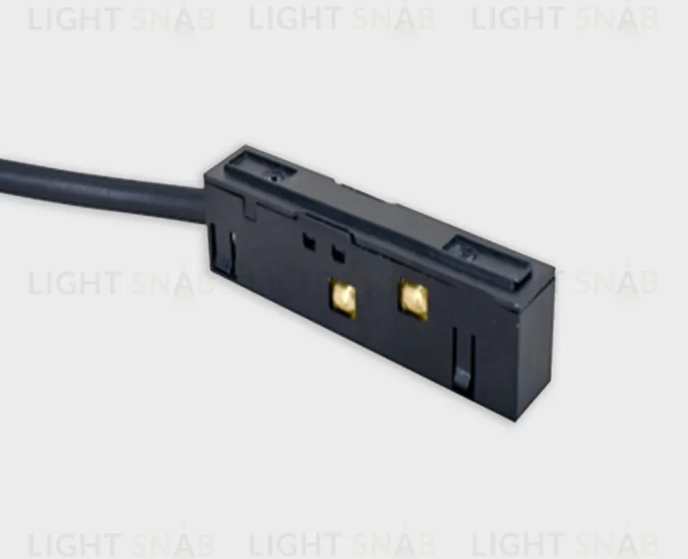 Коннектор питания с проводом для шинопровода Italline Atom IT012-5039 black IT012-5039 black