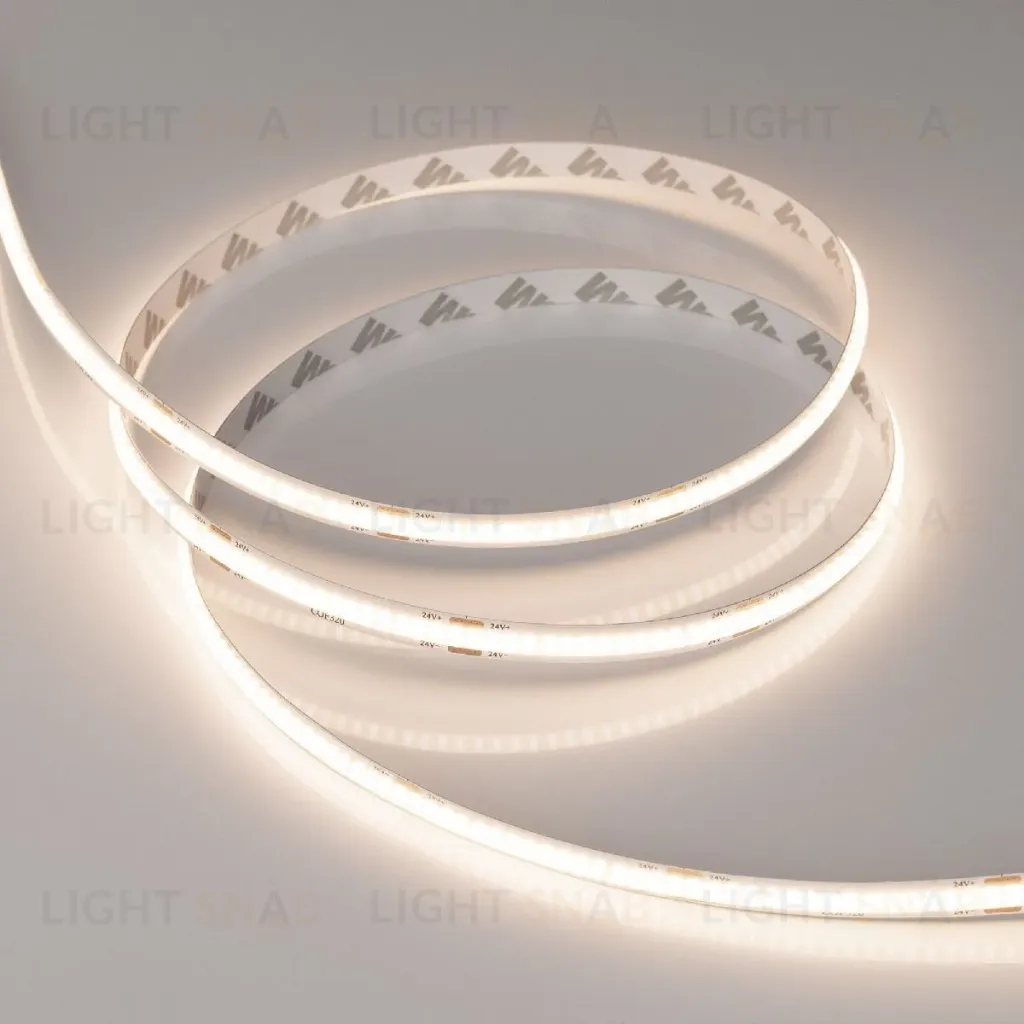Светодиодная лента Arlight COB-X320-8mm 24V Warm3500 (8 W/m, IP20, 5m) 044584(1) 044584(1)