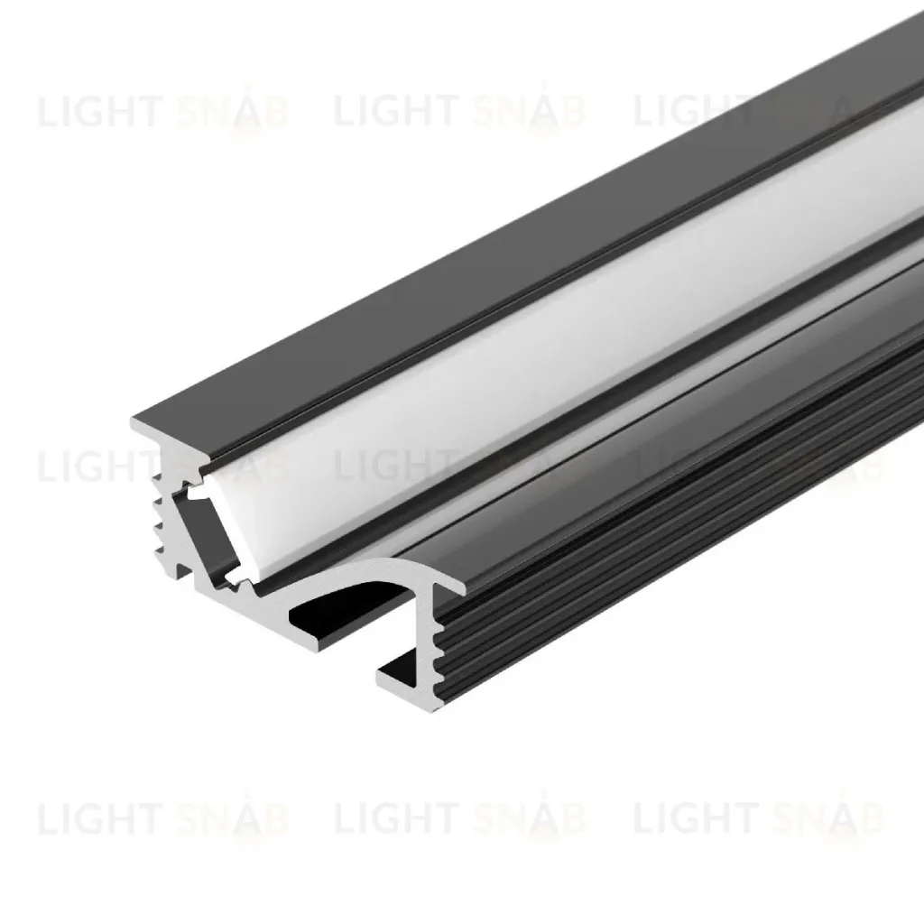 Алюминиевый профиль Arlight SL-BEVEL-W21-F-2000 ANOD BLACK 048997 048997
