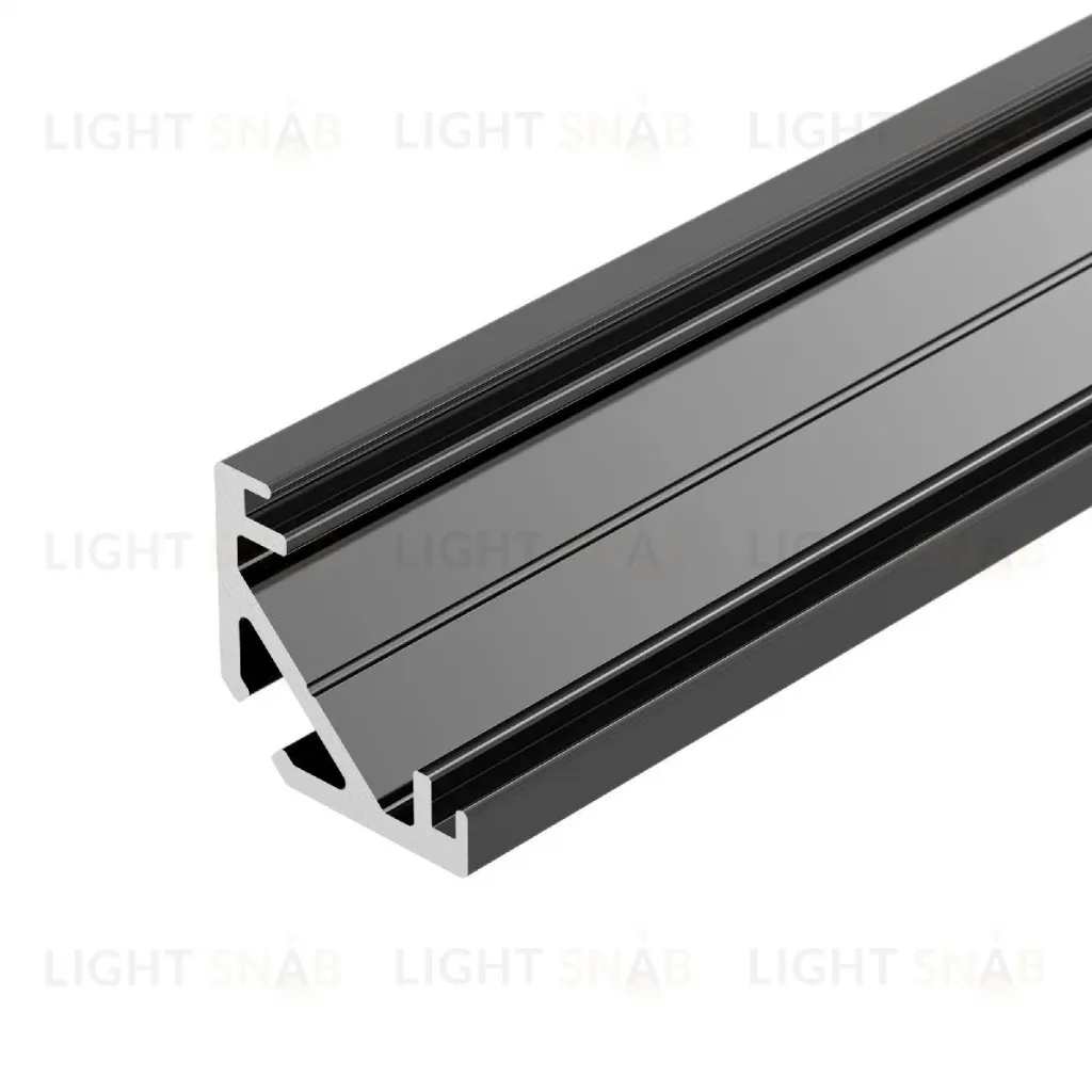 Алюминиевый профиль Arlight SL-KANT-H10-2000 BLACK 049014 049014