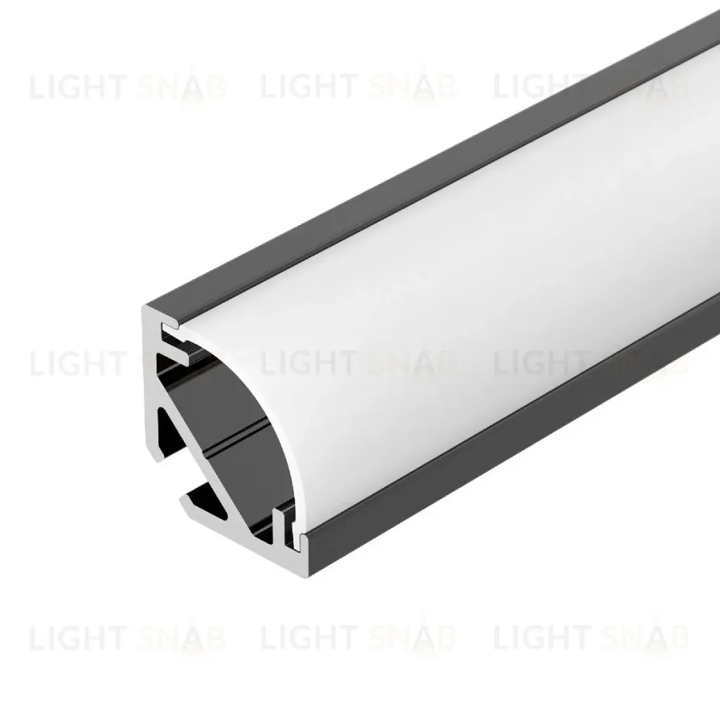 Алюминиевый профиль Arlight SL-KANT-H10-2000 BLACK 049014 049014