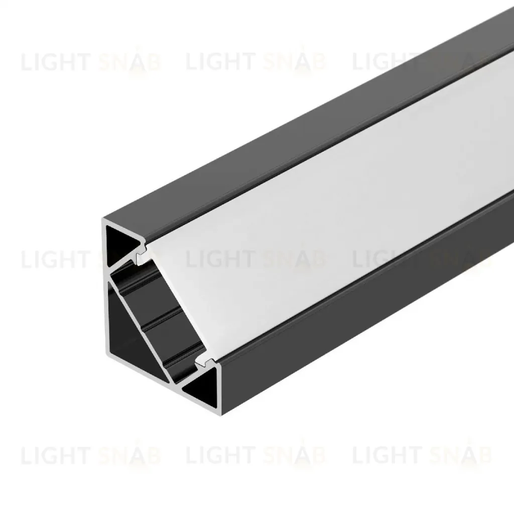 Алюминиевый профиль Arlight SL-KANT-H18-2000 BLACK 049430 049430