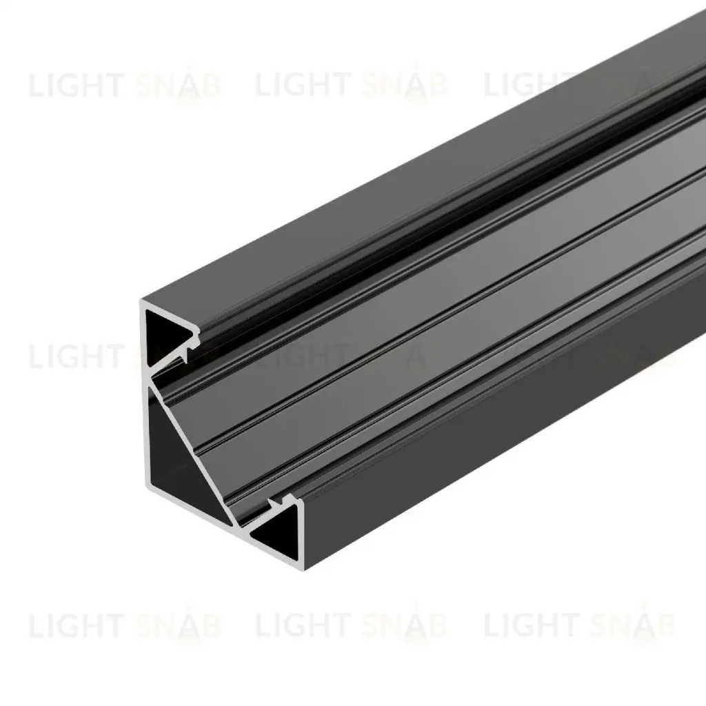 Алюминиевый профиль Arlight SL-KANT-H18-2000 BLACK 049430 049430