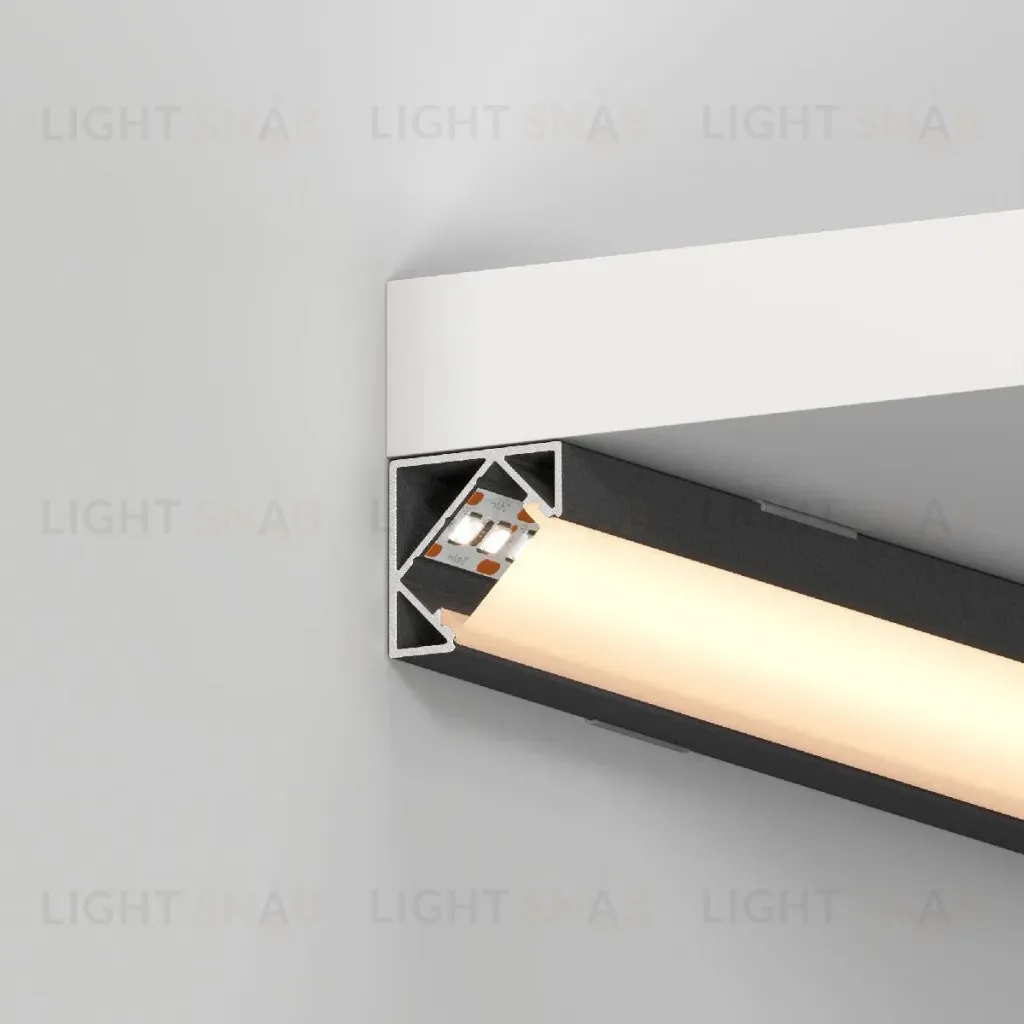 Алюминиевый профиль Arlight SL-KANT-H18-2000 BLACK 049430 049430