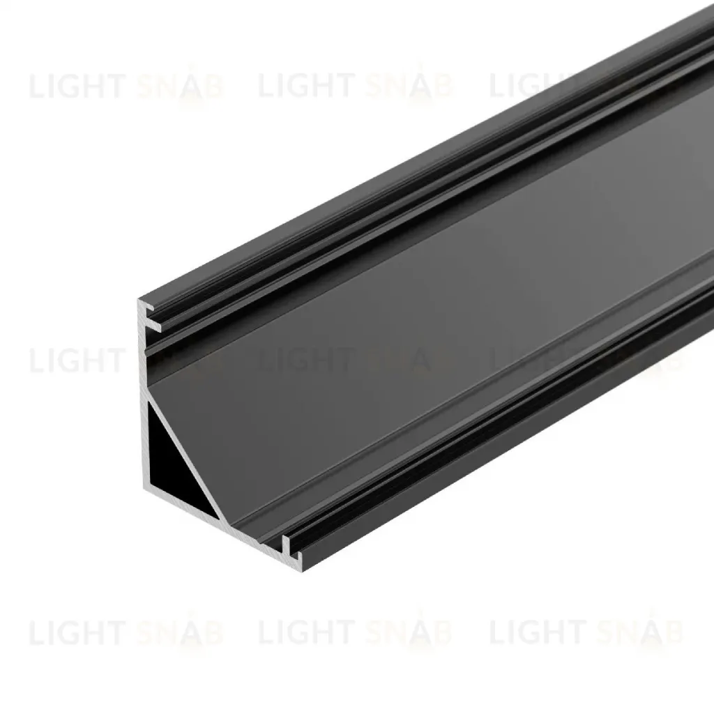 Алюминиевый профиль Arlight SL-KANT-H20-2000 BLACK 049016 049016