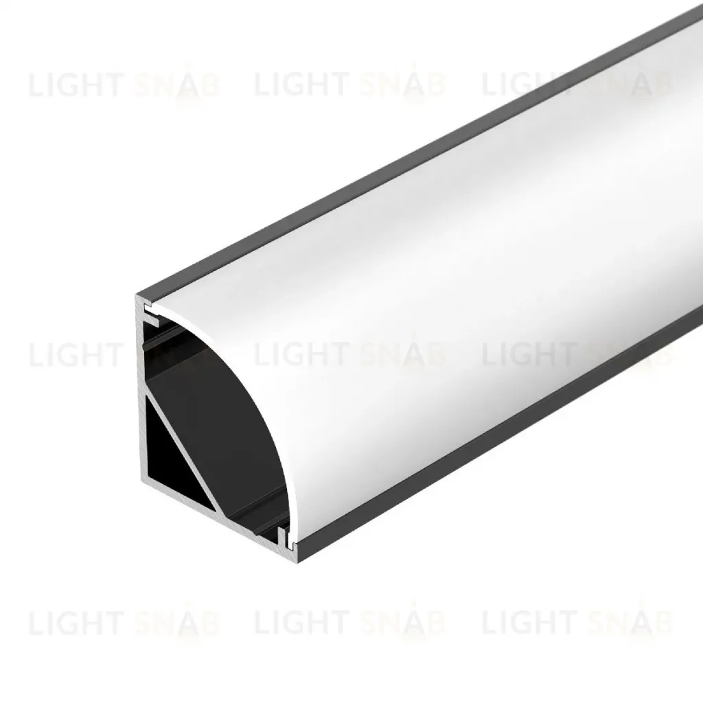 Алюминиевый профиль Arlight SL-KANT-H20-2000 BLACK 049016 049016