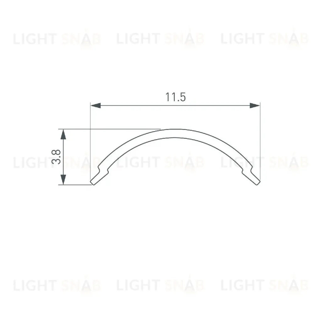 Экран Arlight SL-KANT-H10 ROUND OPAL 049167 049167
