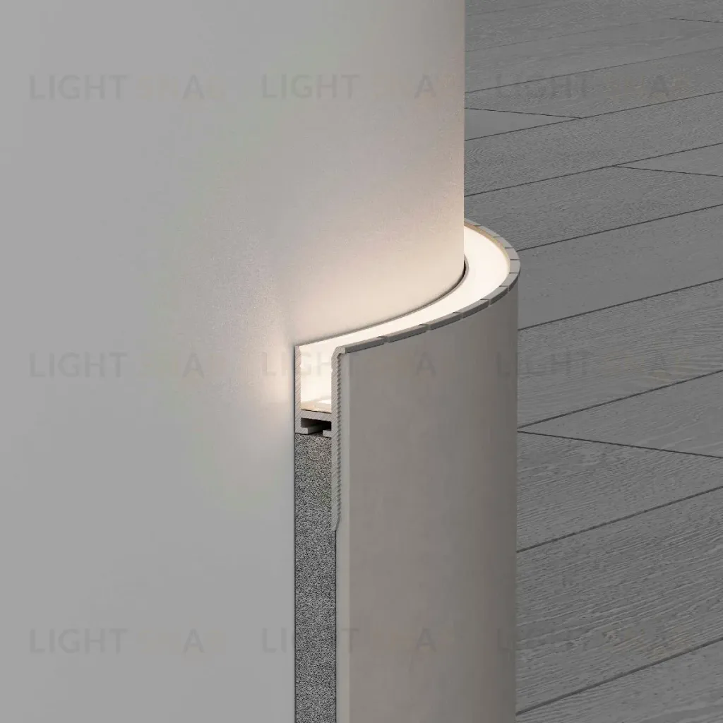 Алюминиевый профиль Arlight WALL-FANTOM-BENT-W10-SIDE-2000 ANOD 043694(1) 043694(1)