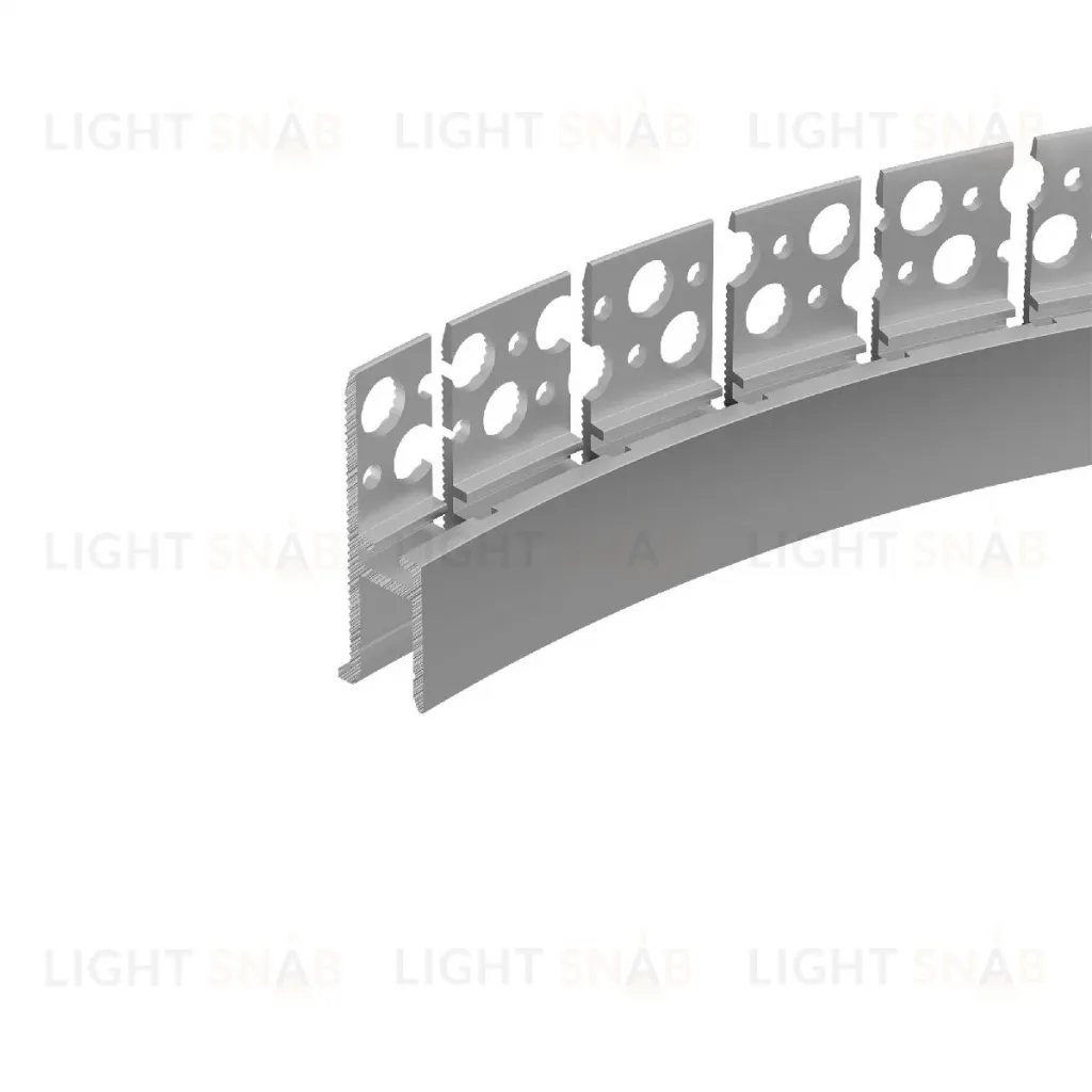 Алюминиевый профиль Arlight WALL-FANTOM-BENT-W10-SIDE-2000 ANOD 043694(1) 043694(1)