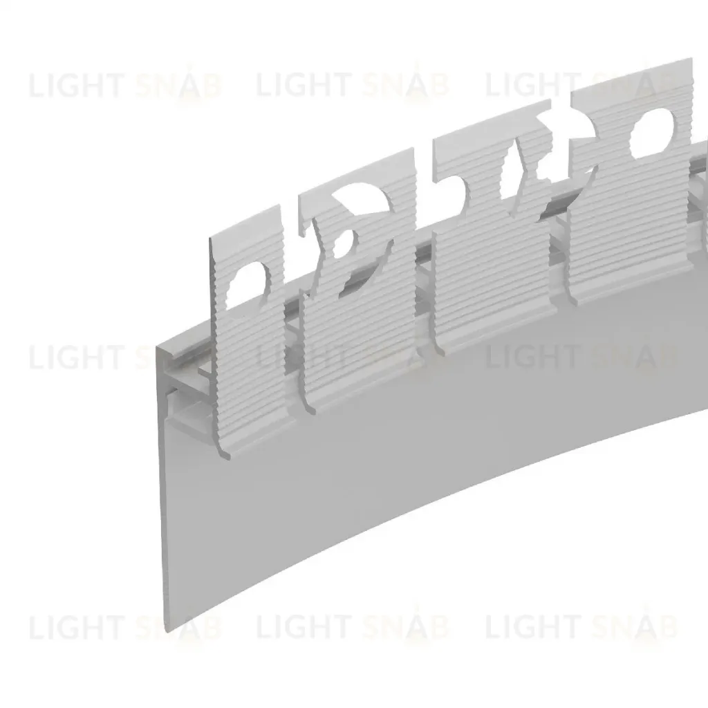 Алюминиевый профиль Arlight PLINTUS-FANTOM-BENT-H35-SIDE-2000 WHITE 043675(1) 043675(1)
