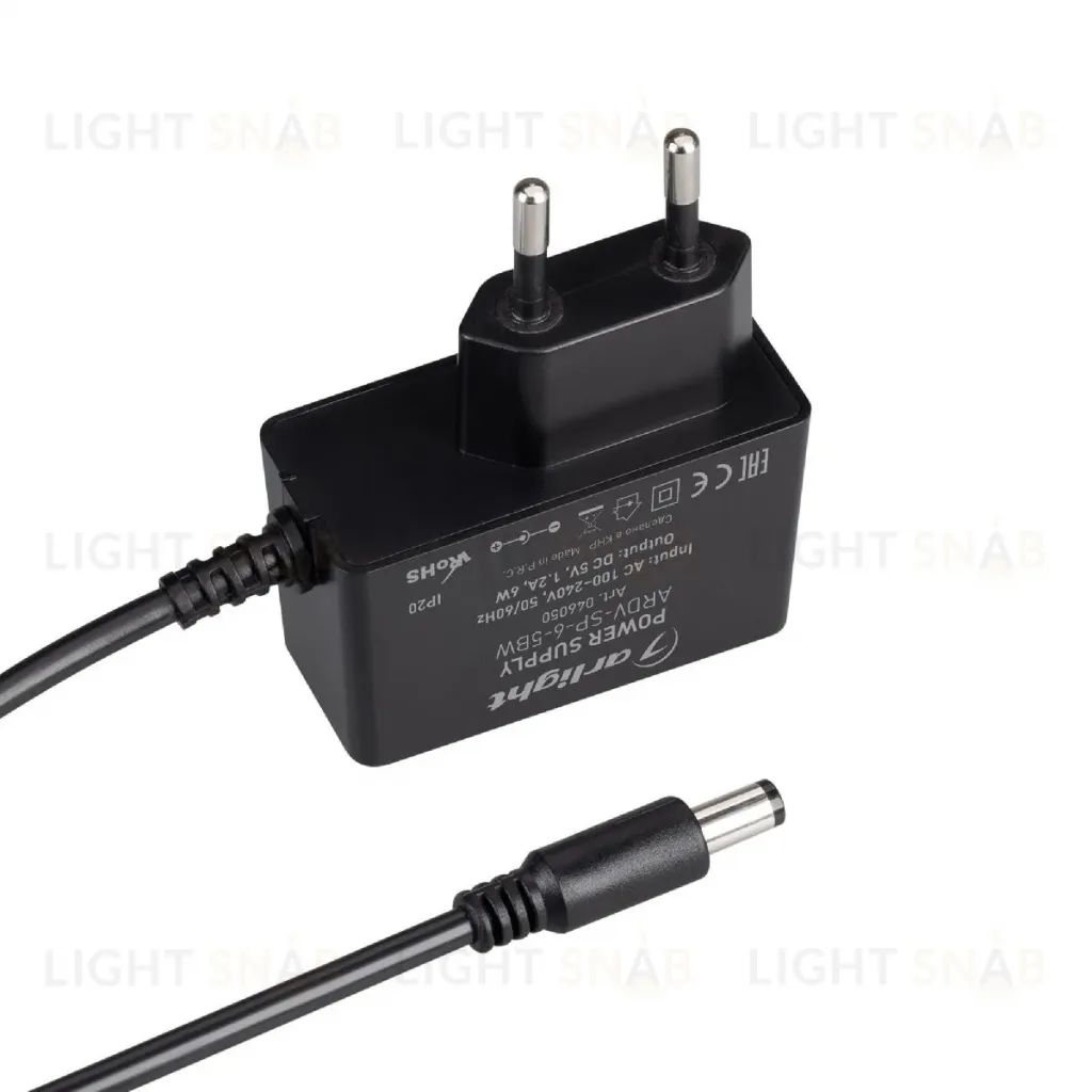 Блок питания Arlight ARDV-SP-6-5BW (5V, 1.2A, 6W) 046050 046050
