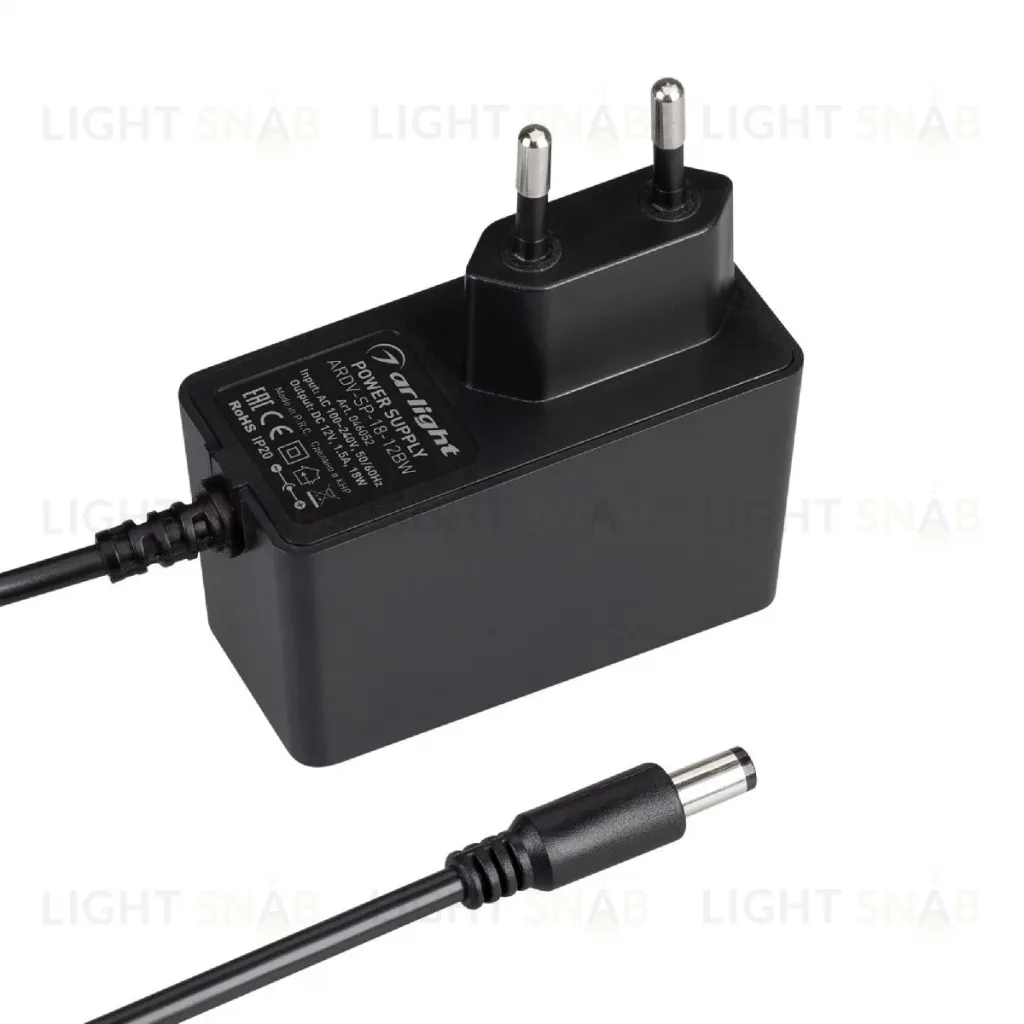 Блок питания Arlight ARDV-SP-18-12BW (12V, 1.5A, 18W) 046052 046052