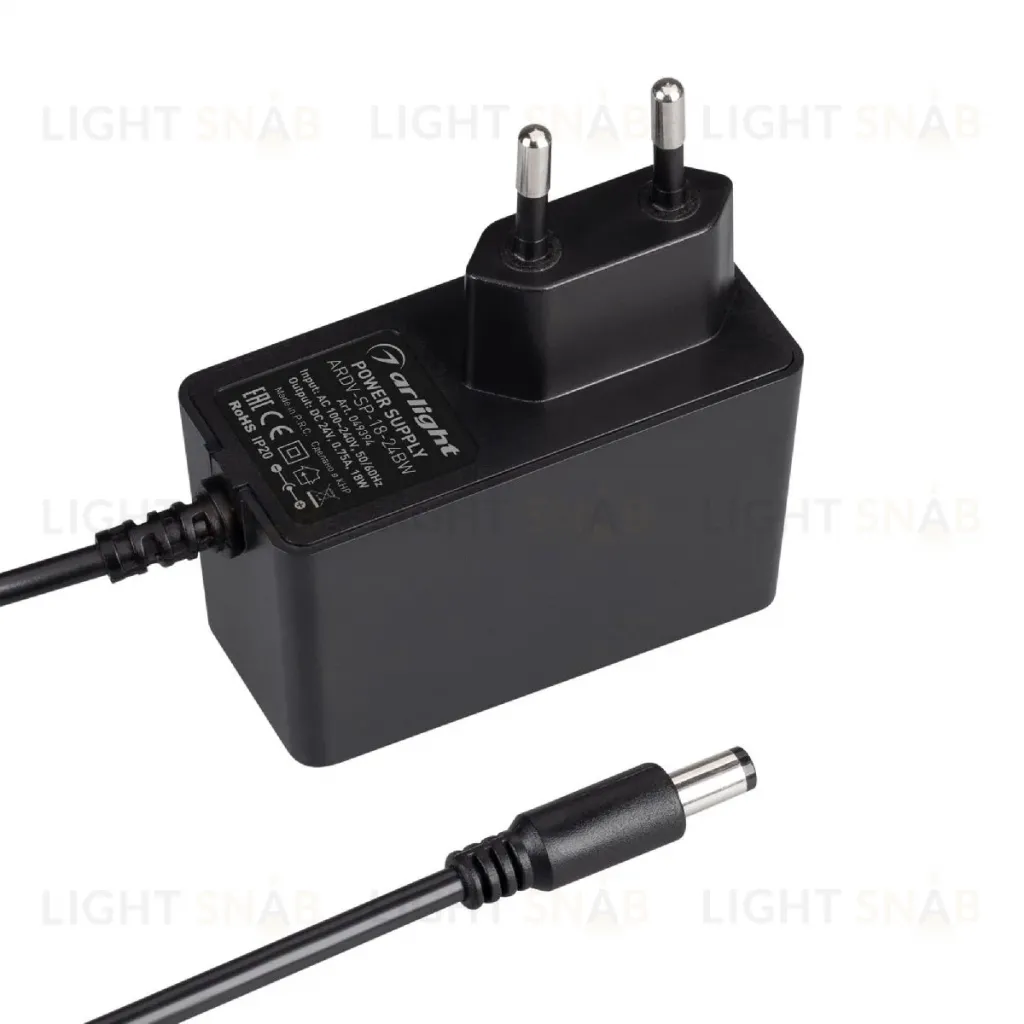 Блок питания Arlight ARDV-SP-18-24BW (24V, 0.75A, 18W) 049394 049394