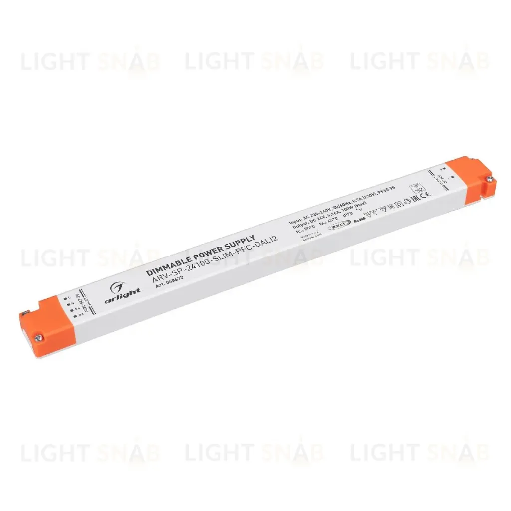 Блок питания Arlight ARV-SP-24100-SLIM-PFC-DALI2 (24V, 4.16A, 100W) 048672 048672