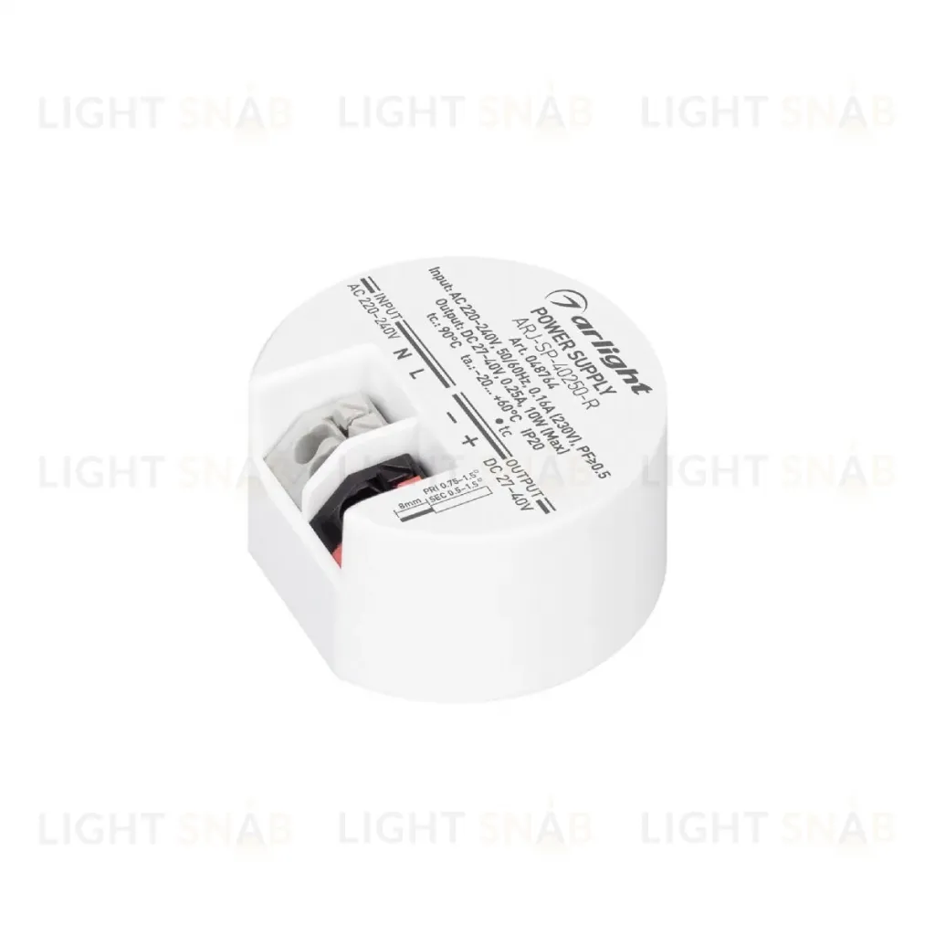 Блок питания Arlight ARJ-SP-40250-R (10W, 27-40V, 250mA) 048764 048764