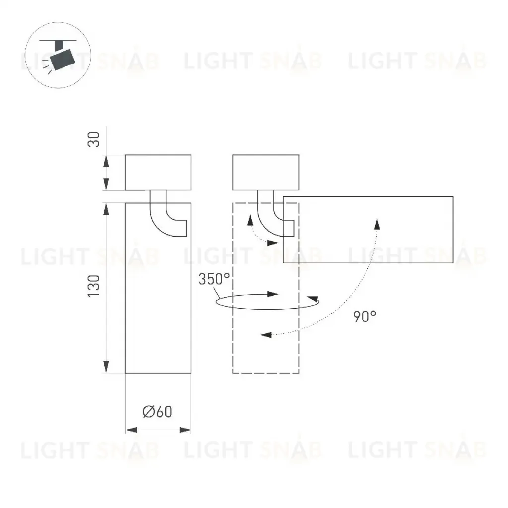 Спот Arlight SP-GABI-SURFACE-FLAP-R60-12W Day4000 049923 049923