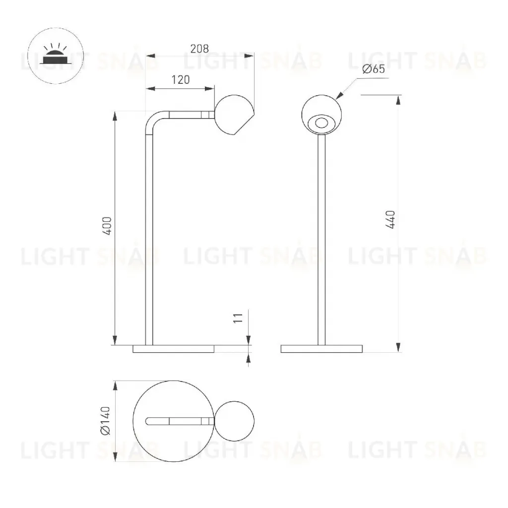 Настольная лампа Arlight SP-OTTORI-TAB-6W Warm3000 051020 051020