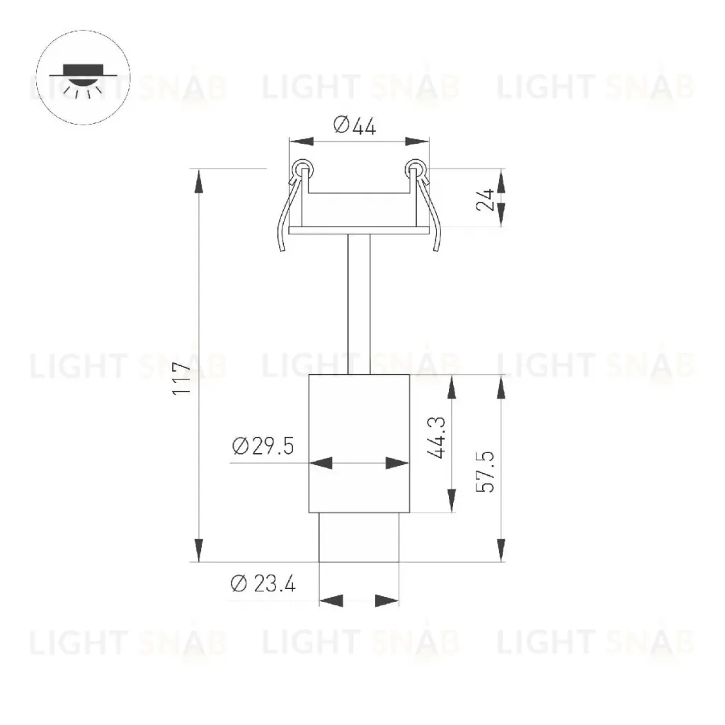 Встраиваемый спот Arlight ART-NEMO-BUILT-ZOOM-R29.5-2W Warm3000 049769 049769